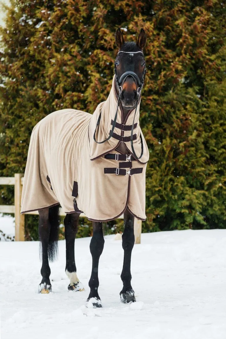 Попона меховая Teddy MANIC, Бежевая, размер 115