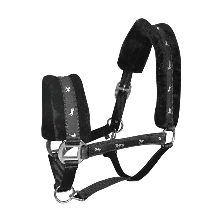 Недоуздок York Softy черный Pony