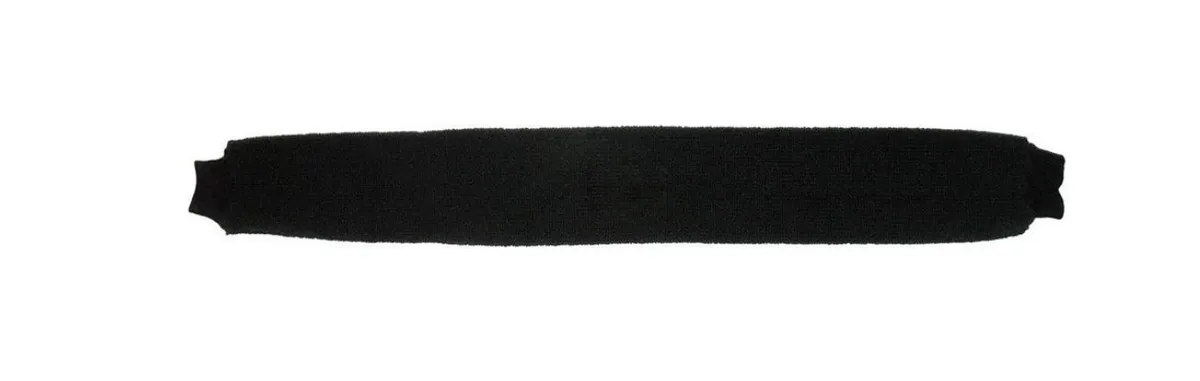 Чехол York на подпругу махровый черный