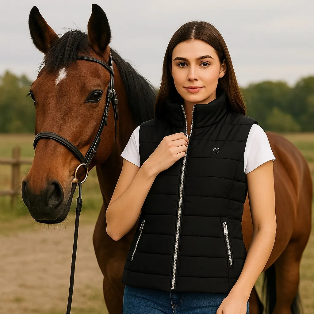 Жилет для верховой езды Меса HorsePlanet (S, Черный)